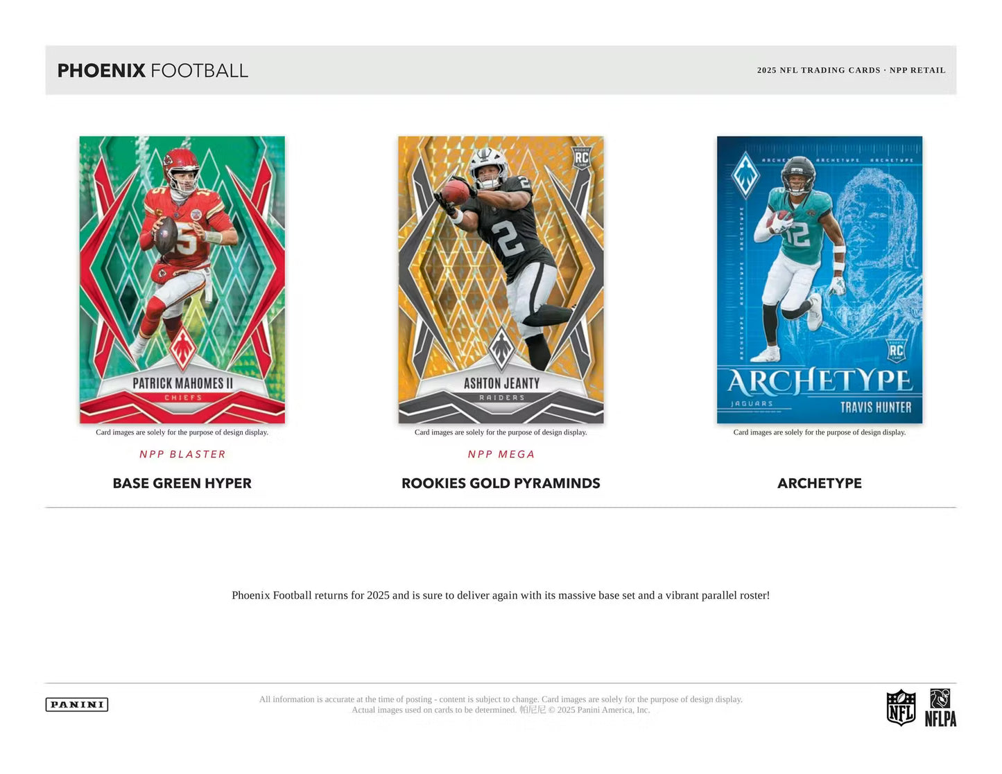 2025 Panini NFL Phoenix Football 6-Pack Blaster Box (Hyper Parallels!)