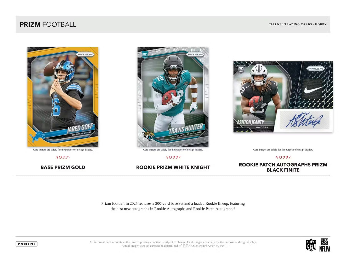 2025 NFL Prizm Hobby Football Box