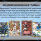 2025 NFL Topps Resurgence Football Hobby Box