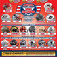 2026 Tristar Hidden Treasures Autographed Football Mini Helmets Hobby Box