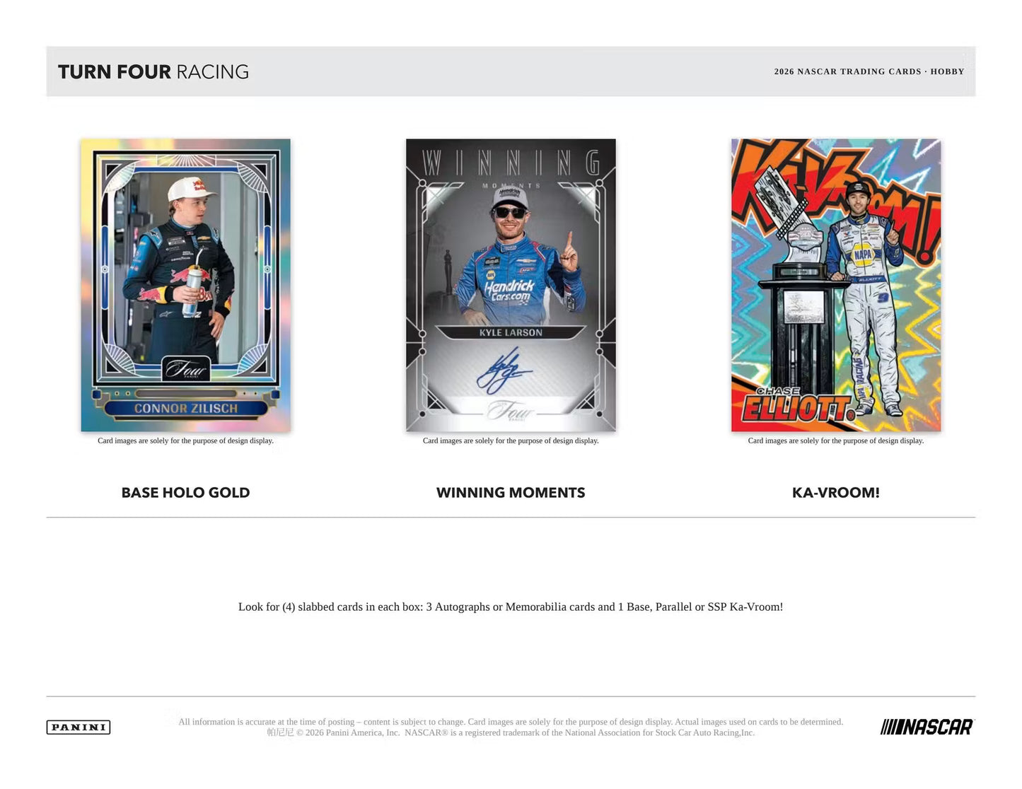 2026 NASCAR Panini Turn Four Racing Hobby Box