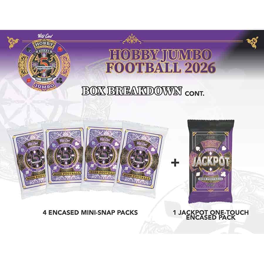 2026 Wild Card 5 Card Draw Stacked Deck Hobby Jumbo