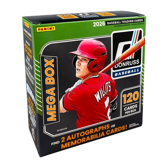 2026 MLB Panini Donruss Baseball Mega Box