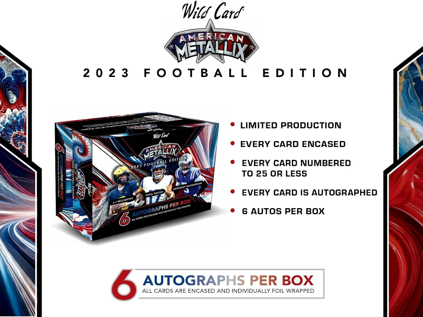 2023 NFL Wild Card American Metallix Football Edition Box