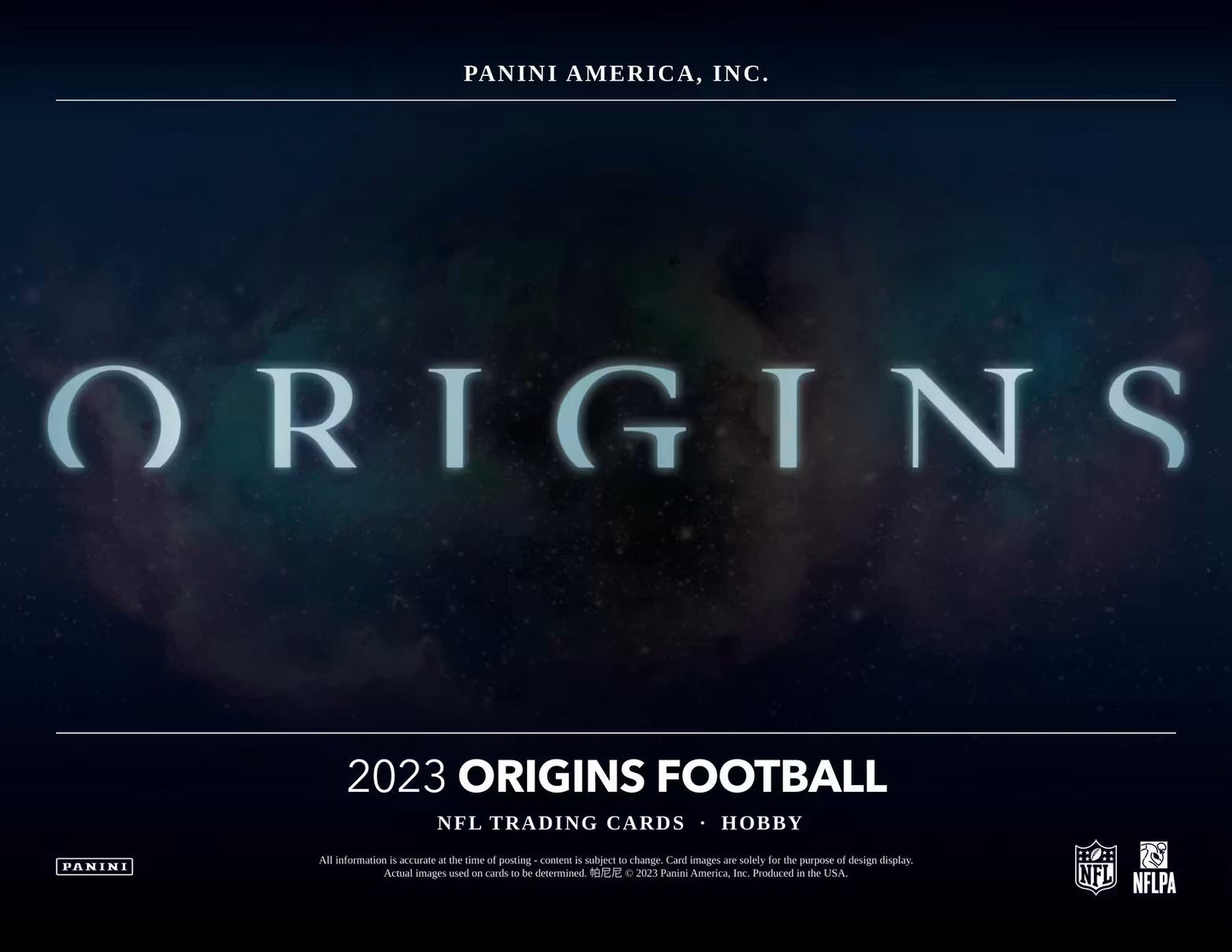 2023 NFL Panini Origins Football Hobby Box