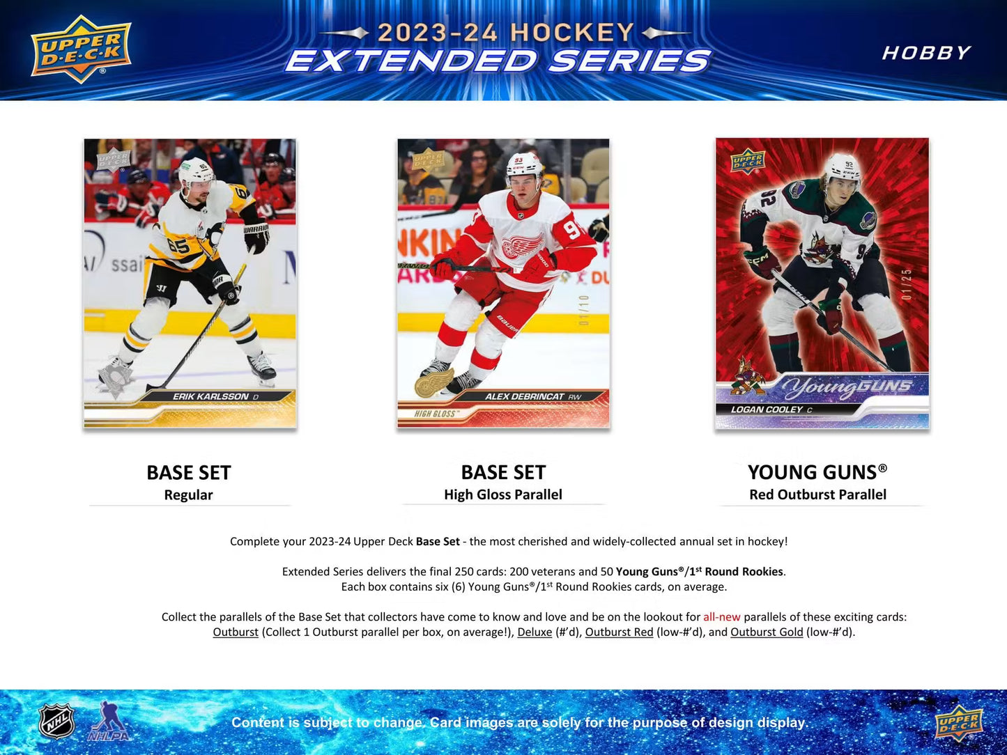 2023-24 NHL Hockey Upper Deck Extended Series Hobby Box