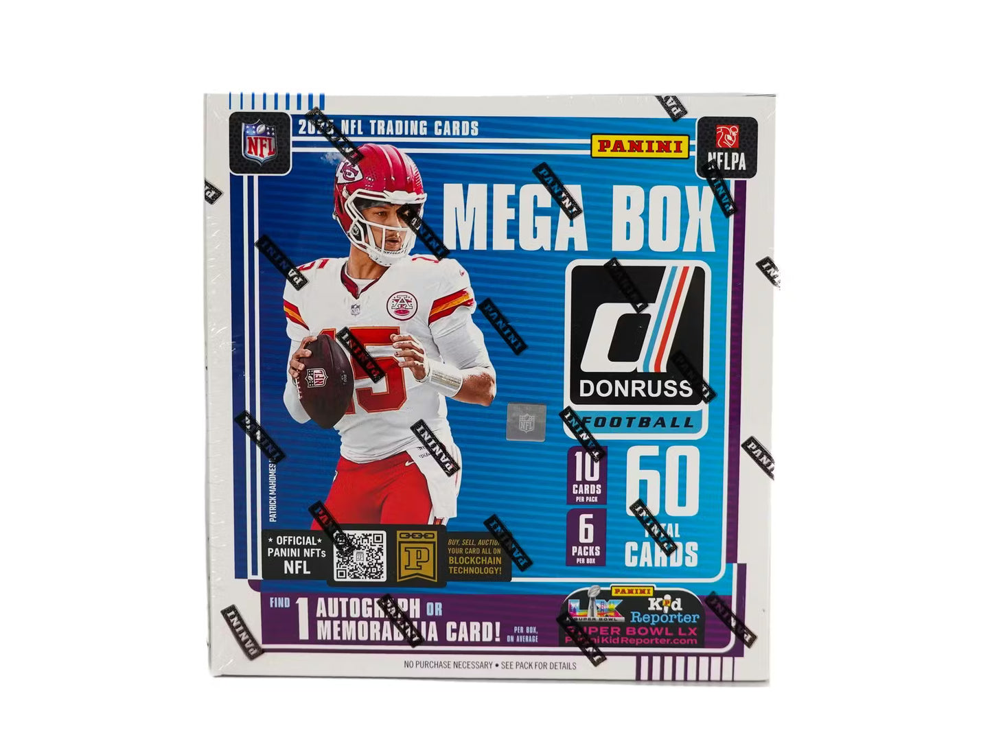 BREAK #4 - 1/2 case Break (10 Boxes) x 2025 NFL Donruss Mega Boxes PYT (Pick Your Team) 6-3-2026