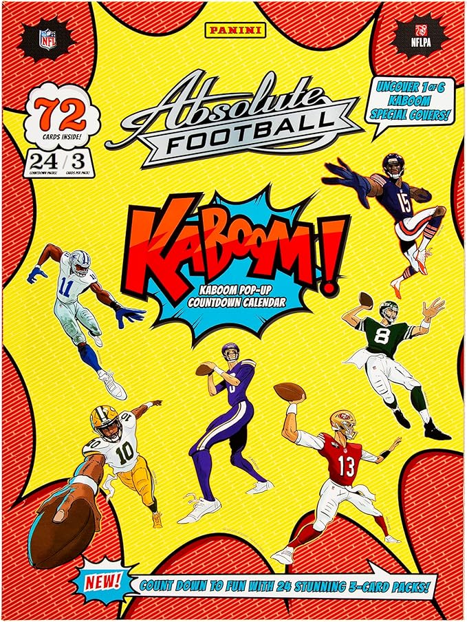 2024  NFL Panini Absolute Football Countdown Calendar Box