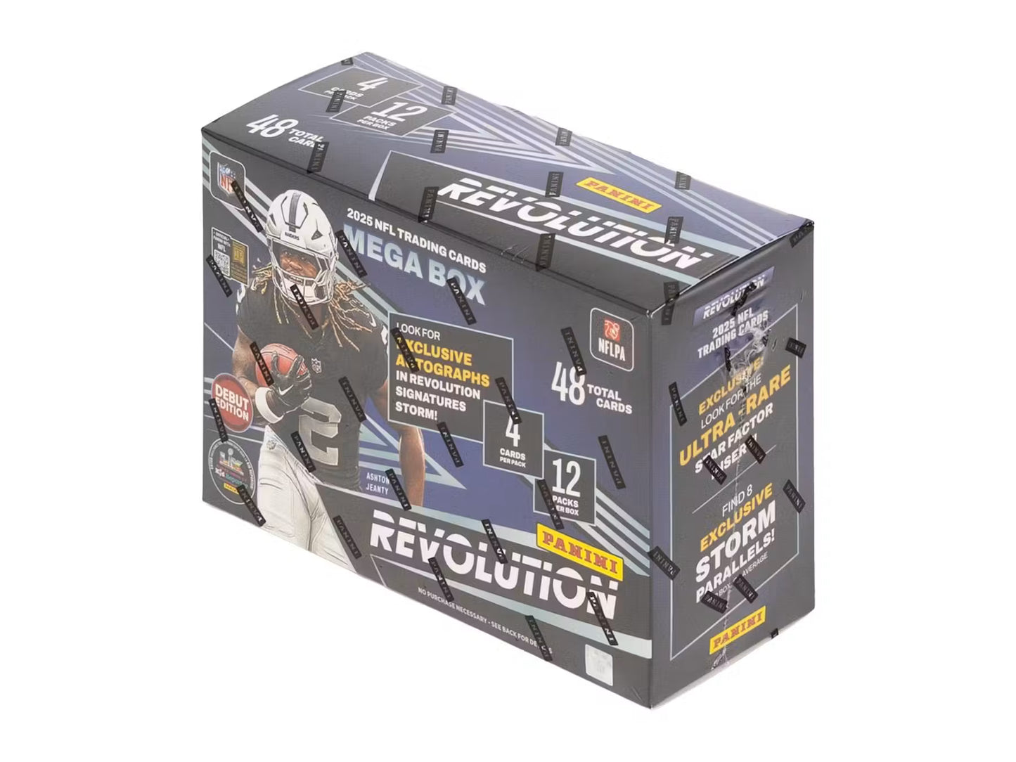 2025 Panini NFL Revolution Football Mega Box (Storm Parallels!)
