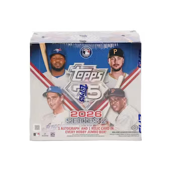 2026 Topps MLB Series 2 Baseball Hobby Jumbo Box
