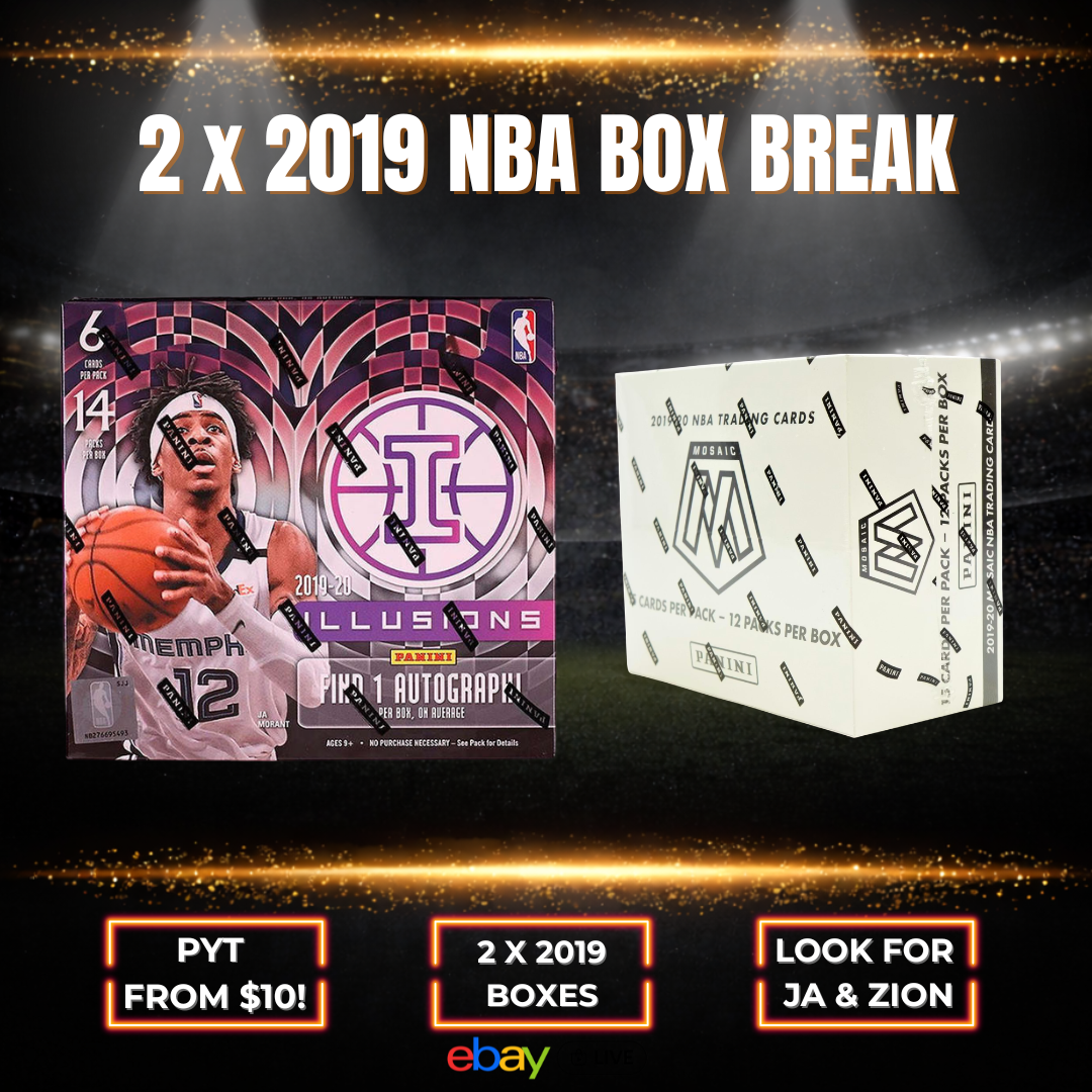 Break #1 - 2019-20 NBA Illusions Hobby and 1 x 2019-20 Mosaic Cello Bo ...