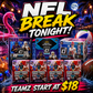 NFL BREAK - 4 X 2025 NFL Rookies & Stars Hobby Blaster + 1 x 2025 NFL Donruss Retail Display Box + 1 x 2025 Donruss Optic Football Retail Box + 1 x 2025 Donruss NFL Optic Hobby Preferred Box(Pick Your Team) Break 7-7-2026