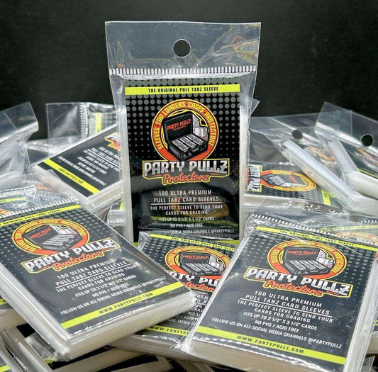 Party Pullz Protectorz Ultra Premium Trading Card Pull Tabz Sleeves Case "40 Packs"