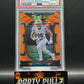 2022 Panini Select Amon-Ra St. Brown Neon Orange Pulsar Prizm #58 /7 – PSA 10 Gem Mint