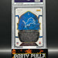 2022 Panini Select Amon-Ra St. Brown Neon Orange Pulsar Prizm #58 /7 – PSA 10 Gem Mint