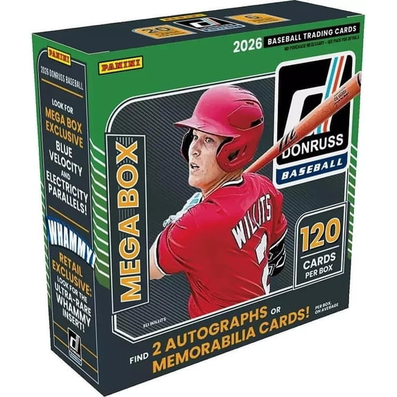 2026 MLB Panini Donruss Baseball Mega Box