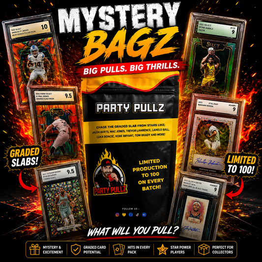Multiple Sport Mystery Elite Bagz | 6+ Items In Each Bag | Rookies, Stars, Autographs or Inserts Guaranteed! | Panini & Topps Included! | Perfect Gift for Kids & Collectors of All Ages
