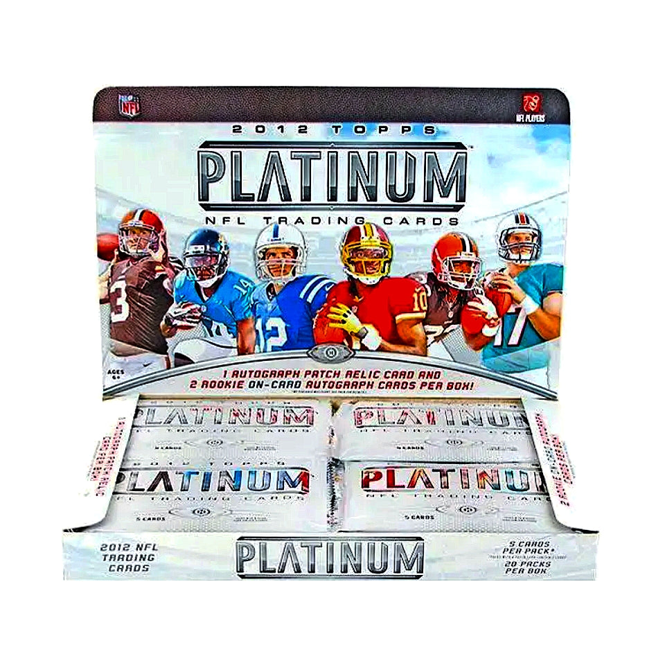 1 Box 2012 Topps Platinum Football Hobby Pick Your Division (PYD) Card Break