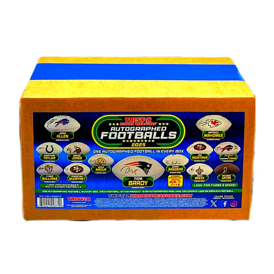 TRISTAR Hidden Treasures: Autographed Footballs 2025 Edition Hobby Box