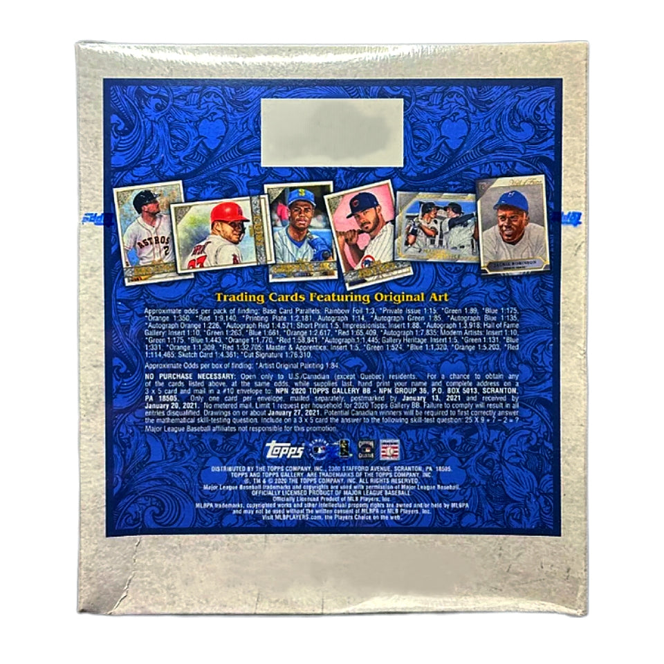2020 Topps Gallery MLB Baseball Monster Mega Box