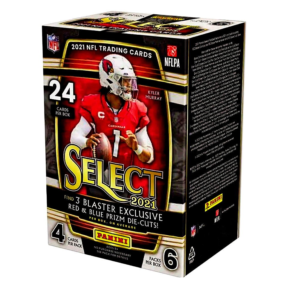 2021 Panini Select Football Blaster Box "Red & Blue Prizms"