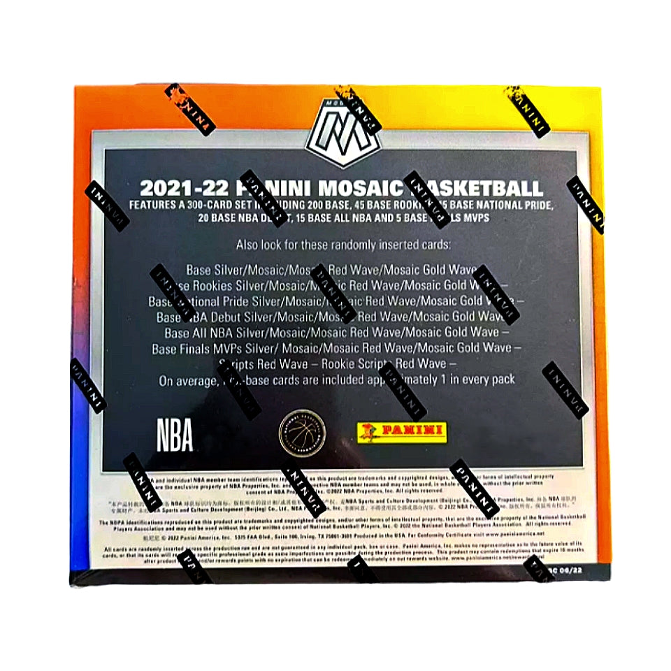 2021-22 Panini Mosaic Basketball Asia Tmall Box