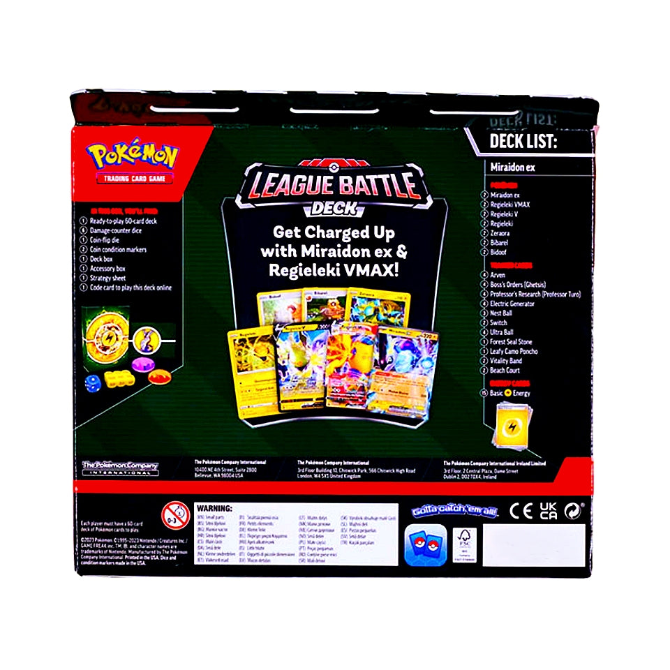 Pokémon TCG: Miraidon ex League Battle Deck Box "2023"