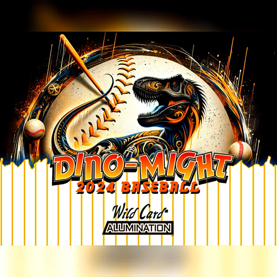 1 Box 2024 Wild Card Dino-Might Baseball Hobby Hit Draft Break "4 Spots"