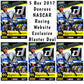 5 Box 2017 Donruss NASCAR Racing Blaster "Website Exclusive Deal"