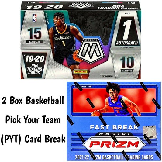 2 Box Basketball Pick Your Team (PYT) Card Break