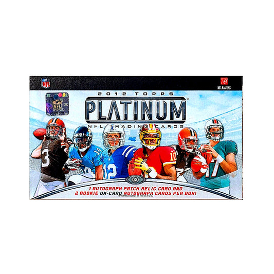 2012 Topps Platinum Football Hobby Box