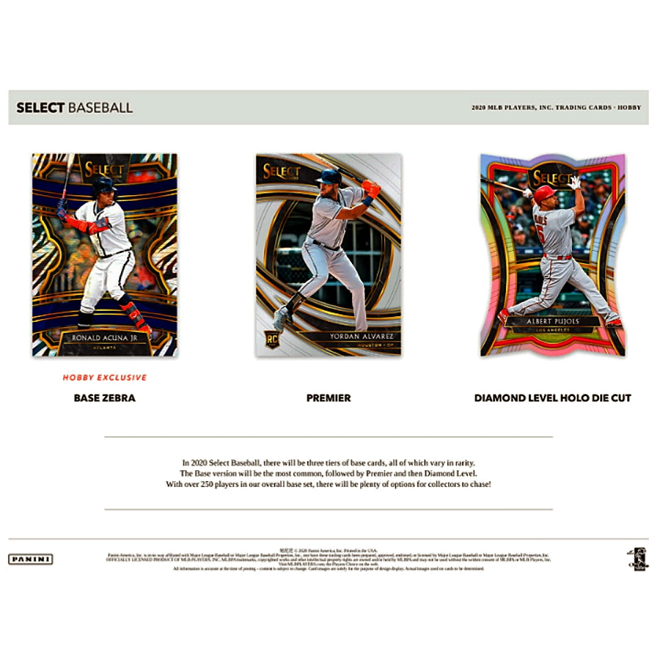 2020 Panini Select Baseball Hobby Box