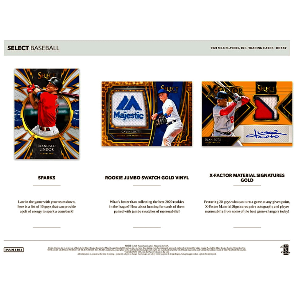 2020 Panini Select Baseball Hobby Box