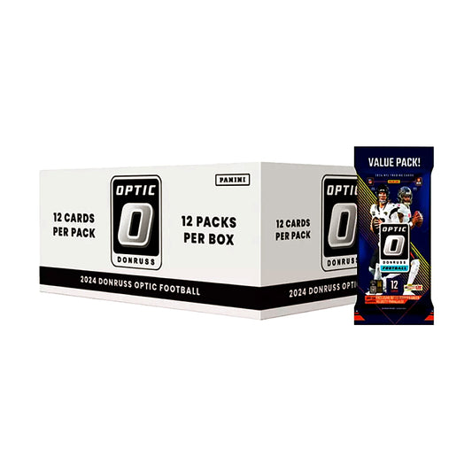 2024 Panini Donruss Optic Football Jumbo Value Fat Pack Cello Box