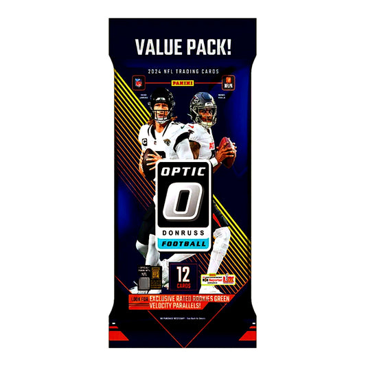 2024 Panini Donruss Optic Football Value Fat Pack Cello Pack