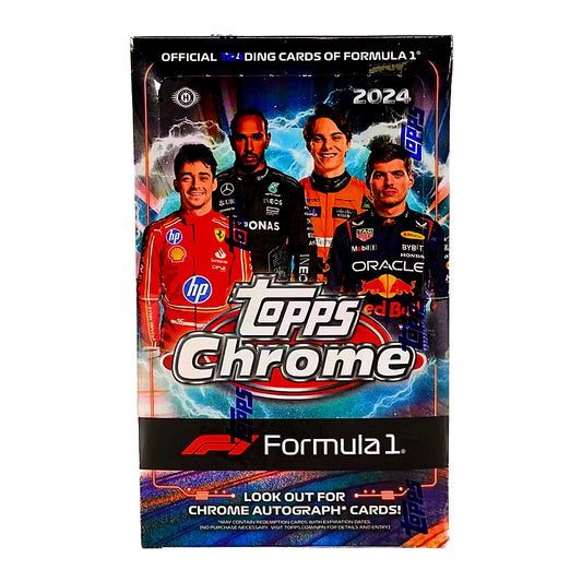 2024 Topps Chrome F1 Formula 1 Racing Hobby Box