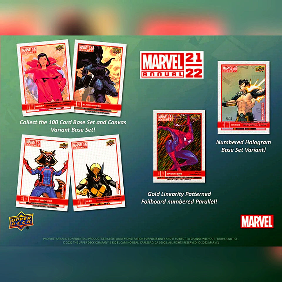 2021-22 Upper Deck Marvel Annual Hobby Box