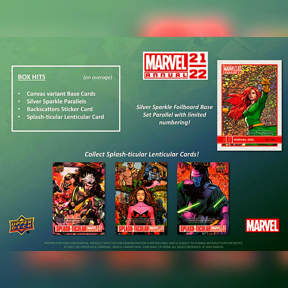 2021-22 Upper Deck Marvel Annual Hobby Box