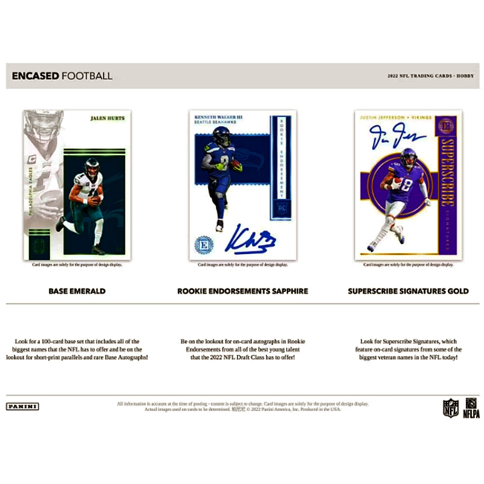 2022 Panini Encased Football Hobby Box