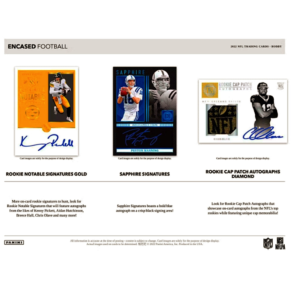 2022 Panini Encased Football Hobby Box