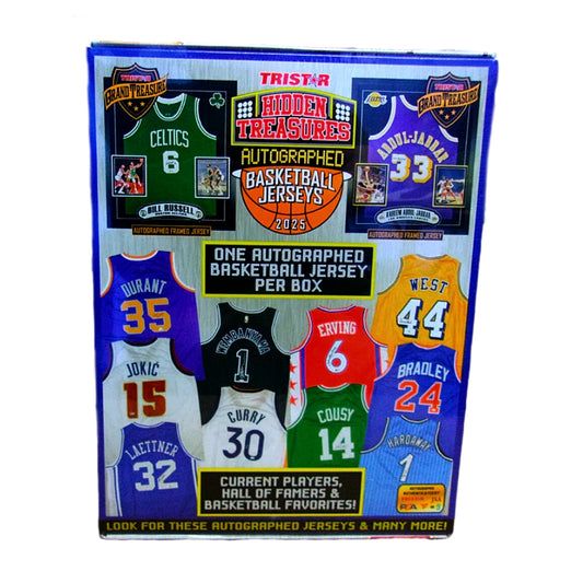 TRISTAR Hidden Treasures: Autographed Basketball Jerseys 2025 Edition Hobby Box