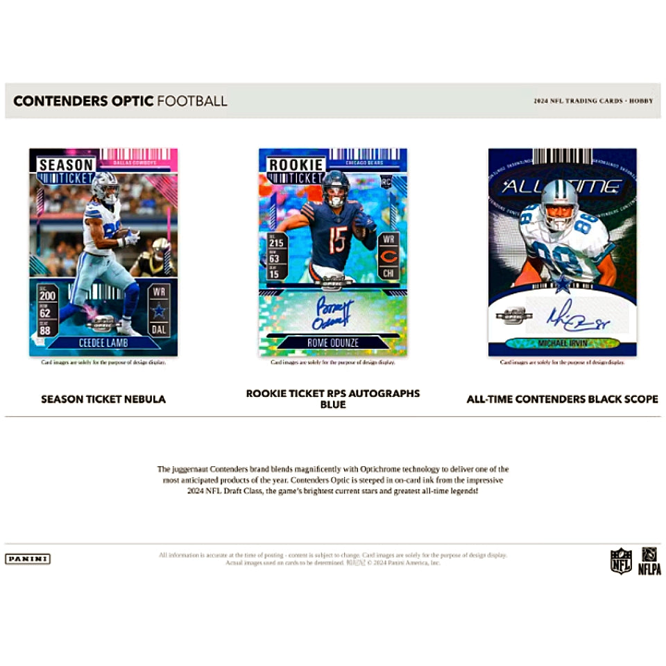 2024 Panini Contenders Optic Football Hobby Box