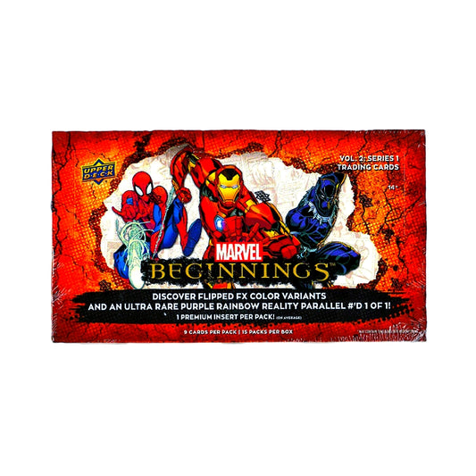 2022 Upper Deck Marvel Beginnings Volume 2 Series 1 Hobby Box