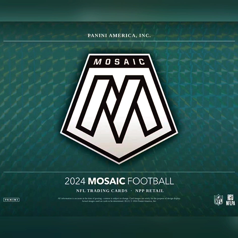 2024 Panini Mosaic Football Jumbo Value Fat Pack Cello Box