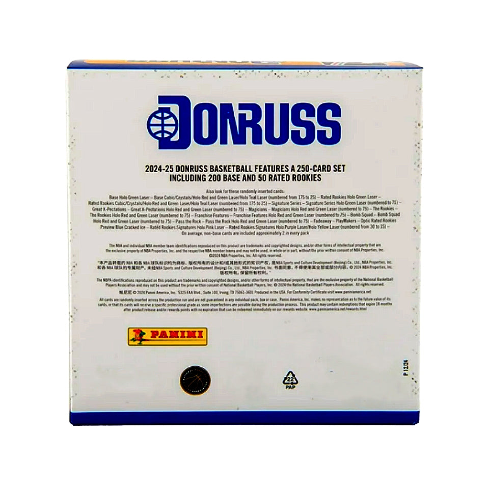 2024-25 Panini Donruss Basketball NPP Mega Box "Blue Cracked Ice"