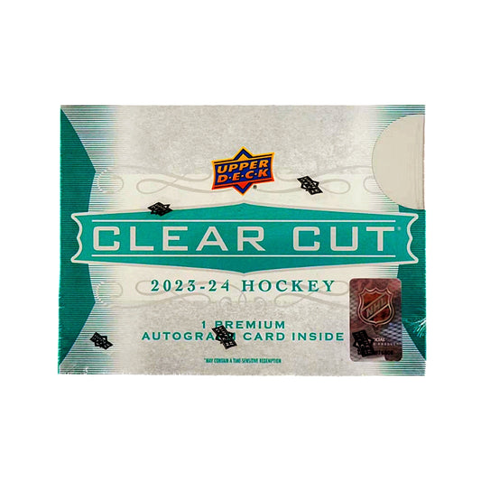 2023-24 Upper Deck Clear Cut Hockey Hobby Box