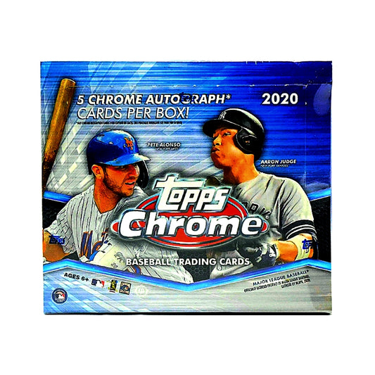 2020 Topps Chrome Baseball Jumbo HTA Hobby Box