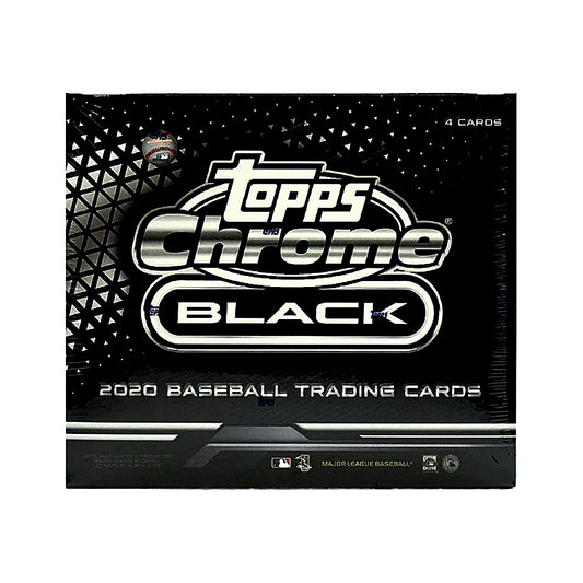 2020 Topps Chrome Black Baseball Hobby Box