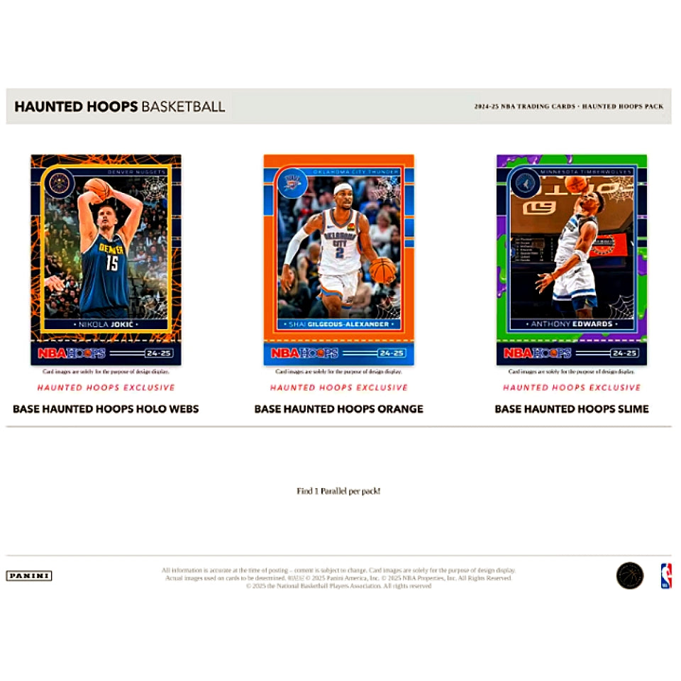 2024-25 Panini Haunted Hoops Halloween Basketball Treat Pack Box