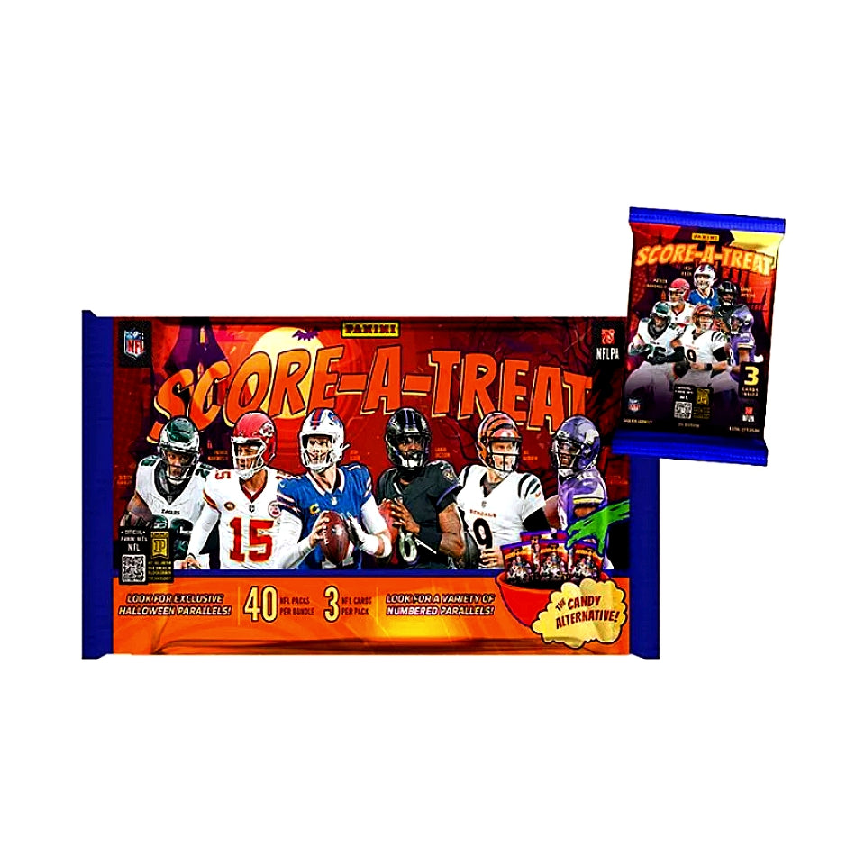 2025 Panini Score-A-Treat Halloween Football Treat Pack Box